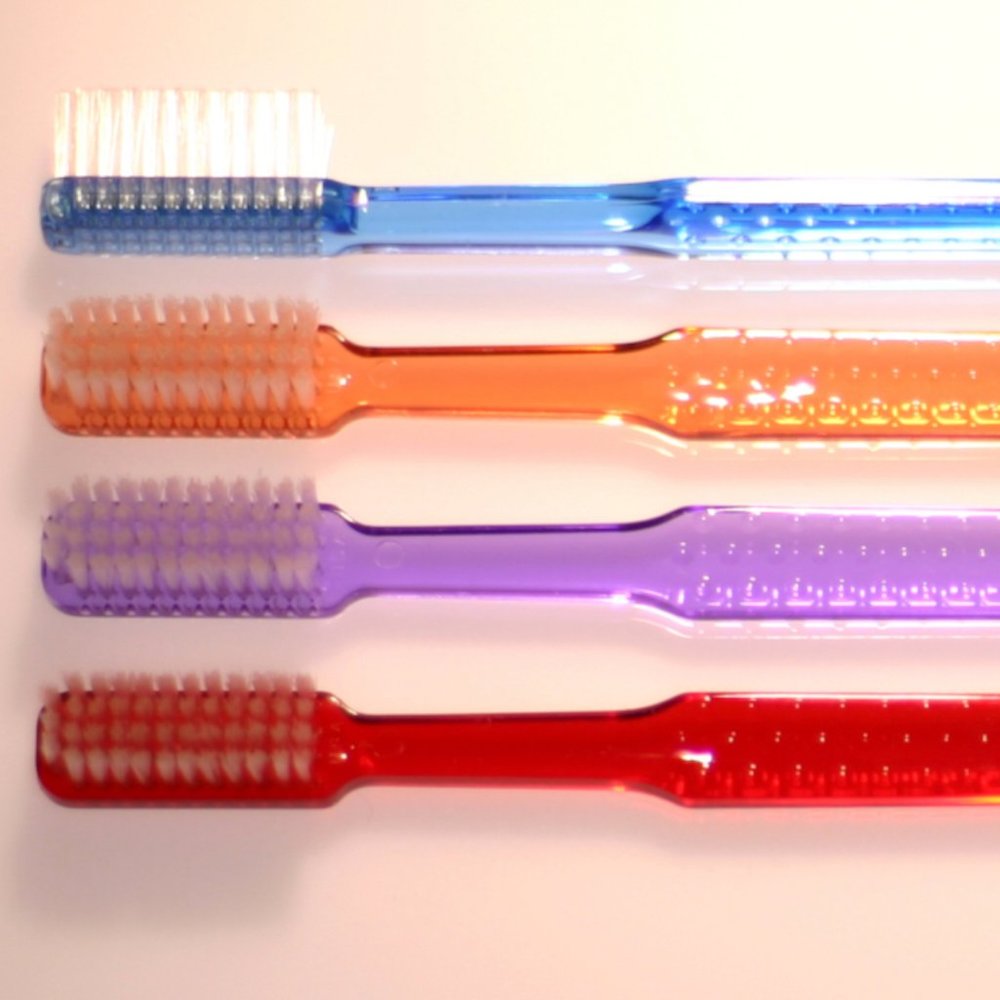 New Vintage Toothbrushes 4-Pack - Extra Soft, Soft, Medium, Hard, Extra Hard